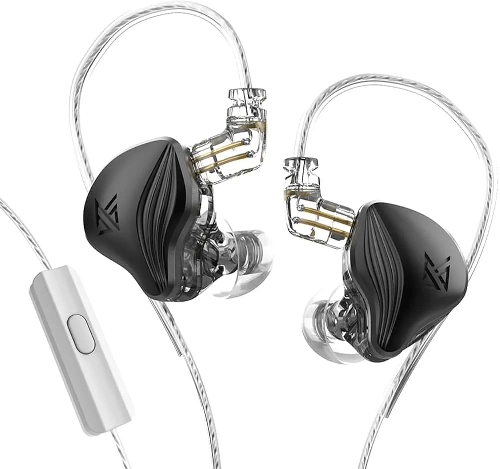 KZ ZEX IEM Earphones in Ear Monitor Wired Headphone, 1 electrostatic + 1 Dynamic Drivers High Resolution Headphone with Detachable Cables Suitable for...