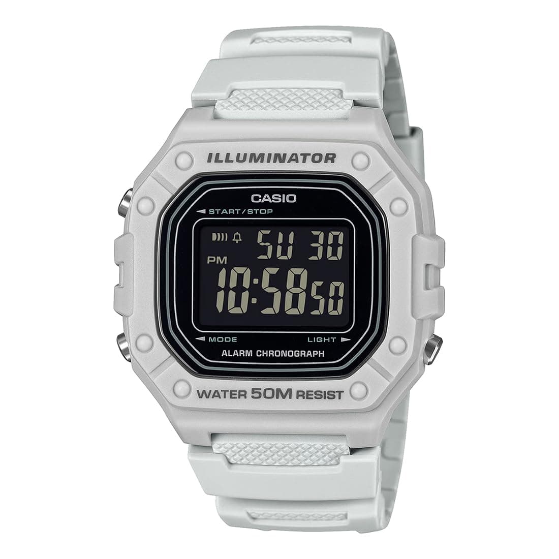 Casio Youth W-218H-8BVDF Digital Black Dial Unisex (D395)