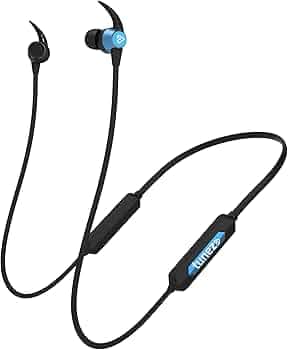 tunez Rhythm R50 Wireless Neckband Earphone with Bluetooth V5.0,Type C Charger, Inline Controllers, Voice Assistant,20 Hours Play Time, Fast Charging ...