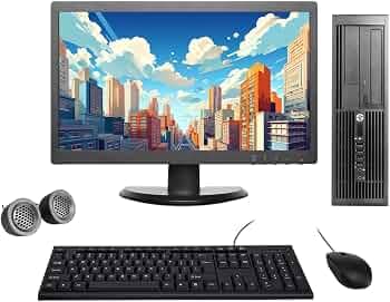 (Refurbished) HP Compaq 19" HD All-in-One Desktop Computer Set (Intel i3 2nd Gen| 8 GB RAM| 500 GB HDD| 19" HD LED Monitor| KB & Mouse| Speakers| WiFi...