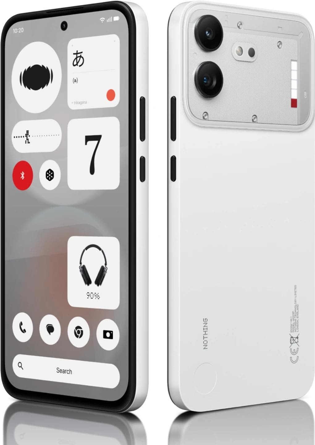Nothing Phone (4b) 5G (White, 8GB RAM, 128GB Storage) | Snapdragon 6 Gen 4 Octa-Core Processor | 50MP + 8MP Dual Rear Camera | 16MP Front Camera | 6.7...