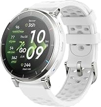 Amazfit Active 3 Premium GPS Running Smart Watch,1.32" AMOLED Sapphire Display,12-Day Battery,4GB Storage,O...