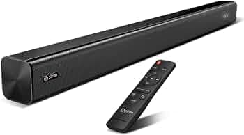 pTron Newly Launched Jazz Soundbar with 40W Stereo Sound, 2.0 Channel, Multi-Connectivity Modes BT5.3/HDMI ARC/Opt in/Aux/USB, 3 Equaliser Modes Movie...