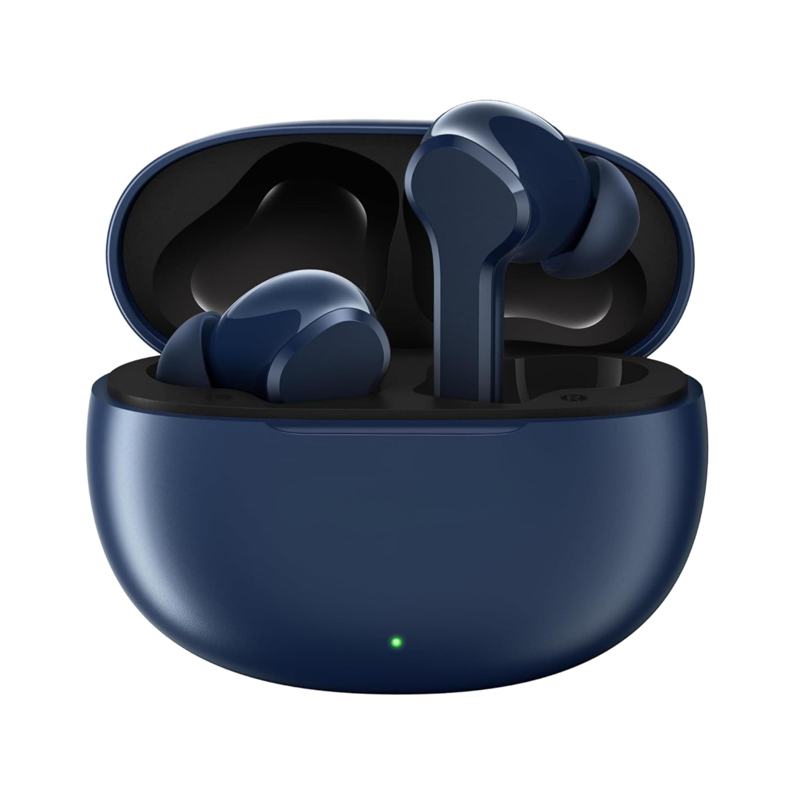 Wireless Bluetooth Earbuds for Realme T110 with Mic, in-Ear, Deep Bass, Fast Charging, Low Latency, Blue
