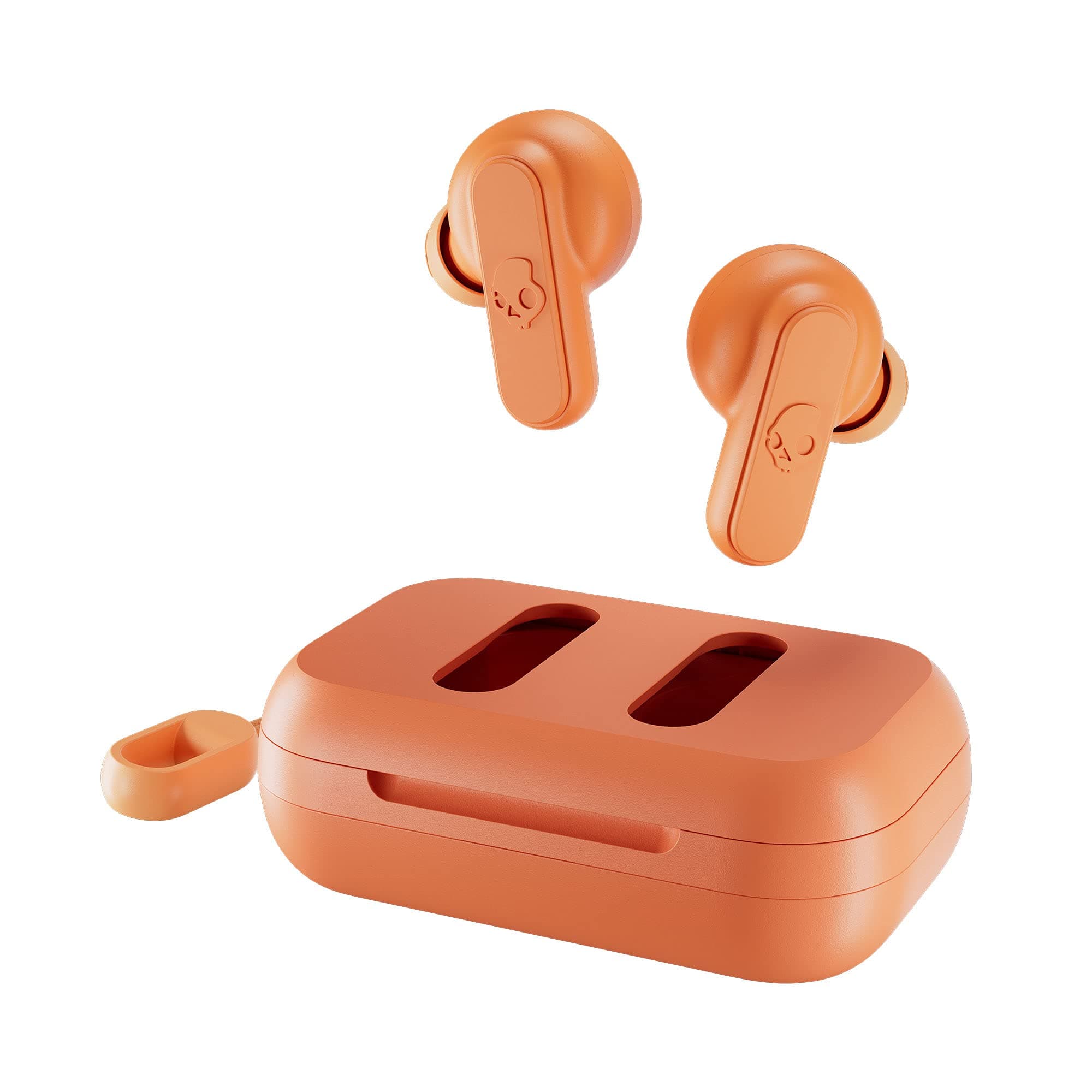 Skullcandy Dime Bluetooth Truly Wireless In Ear Earbuds With Mic With 12 Hours Total Battery, Ipx4 Sweat And Water Resistant, Secure Noise Isolating Fit (Golden Orange)