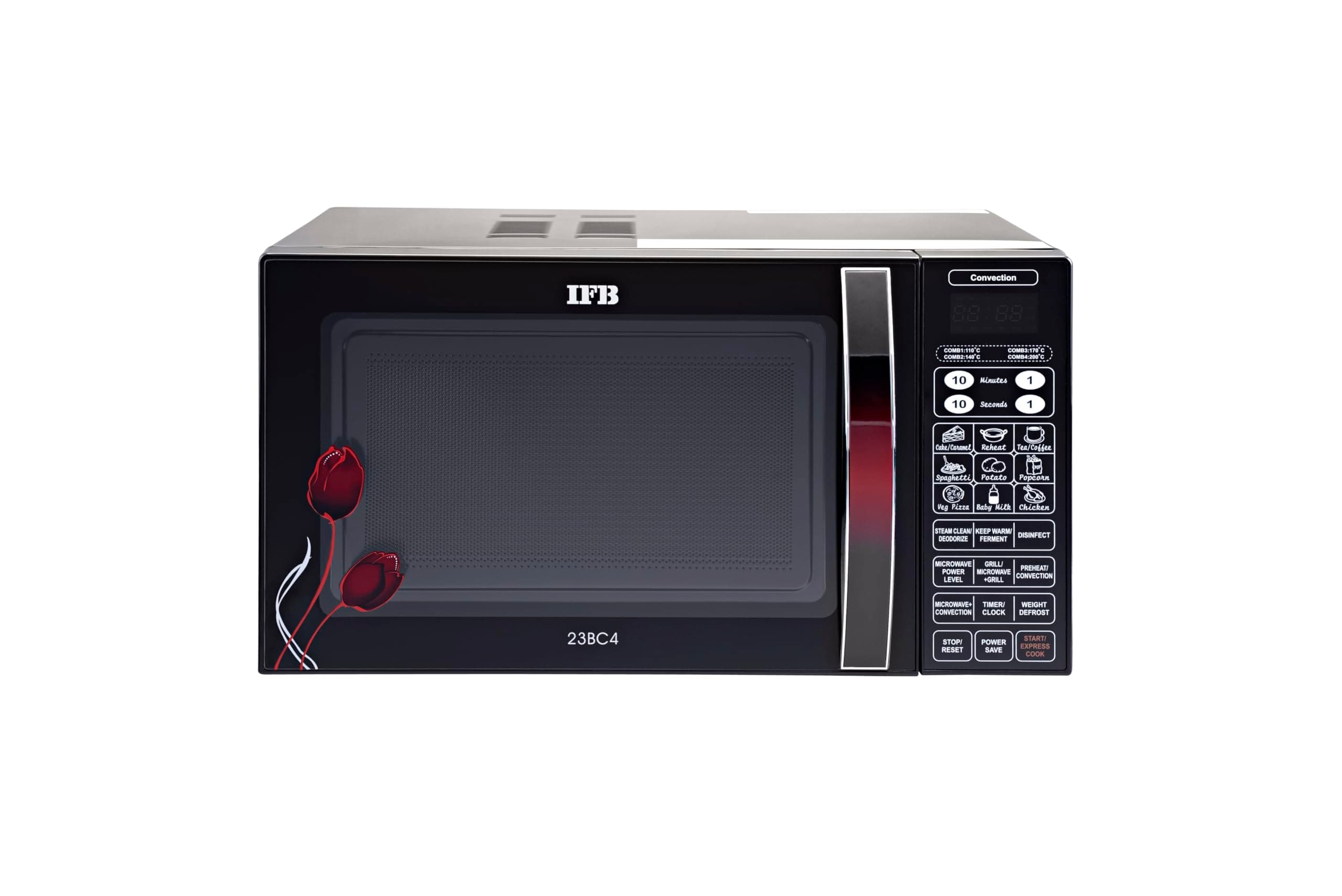 IFB 23 L Convection Microwave Oven (23BC4, Black,Floral Design, With Starter Kit)
