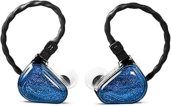 Fanmusic TRUTHEAR X Crinacle Zero Wired Earphone Dual Dynamic Drivers In Ear Earphone With 0.78 2Pin Cable Earbuds (Zero),Blue