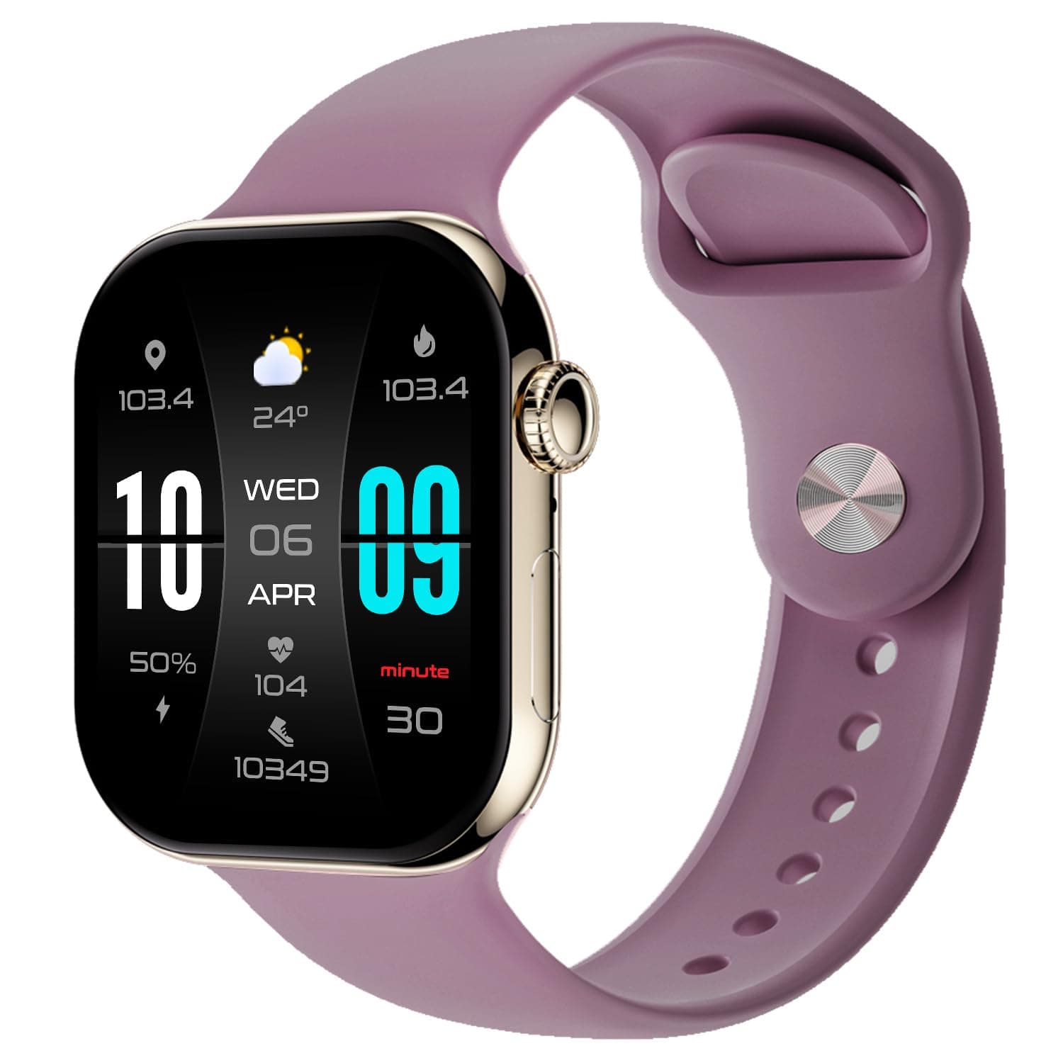 Fire-Boltt Ring X Smartwatch 2.01 Display with Always On Display, Bluetooth Calling, Wireless Charging, AI Voice Assistant, 100+ Sports Modes, Health ...