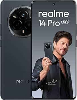 realme 14 Pro 5G (Suede Grey, 8GB RAM, 128GB Storage) | 6.77" Curved OLED Display | 50MP Sony IMX882 OIS | 16MP Front Camera | 6000mAh Battery | Dimen...