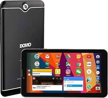 DOMO Slate S3 OS4 Tablet 1GB RAM, 8GB ROM, 7 inch, 3G Calling, Dual SIM Slot, GPS, Bluetooth, QuadCore CPU (Black)