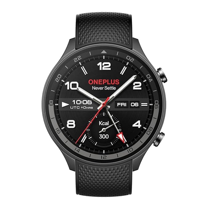 (Refurbished) OnePlus Watch 2R with Wear OS 4 by Google,Snapdragon W5 Chipset,Upto 100hrs battery life,1.43 AMOLED Display,100+ Sports Mode,Dual Frequ...