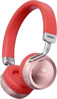 (Refurbished) ZEBRONICS DUKE 2 Wireless Headphone, Supports Bluetooth, Dual Pairing, Deep Bass, up to 60h Battery Backup, AUX, Environmental Noise Can...
