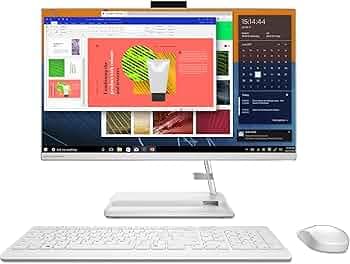Lenovo IdeaCentre AIO 3 AMD Ryzen 3 3250U 23.8" FHD IPS 3-Side Edgeless All-in-One Desktop with Alexa Built-in (8GB/512 GB SSD/Win11/MS Office 2021/HD...