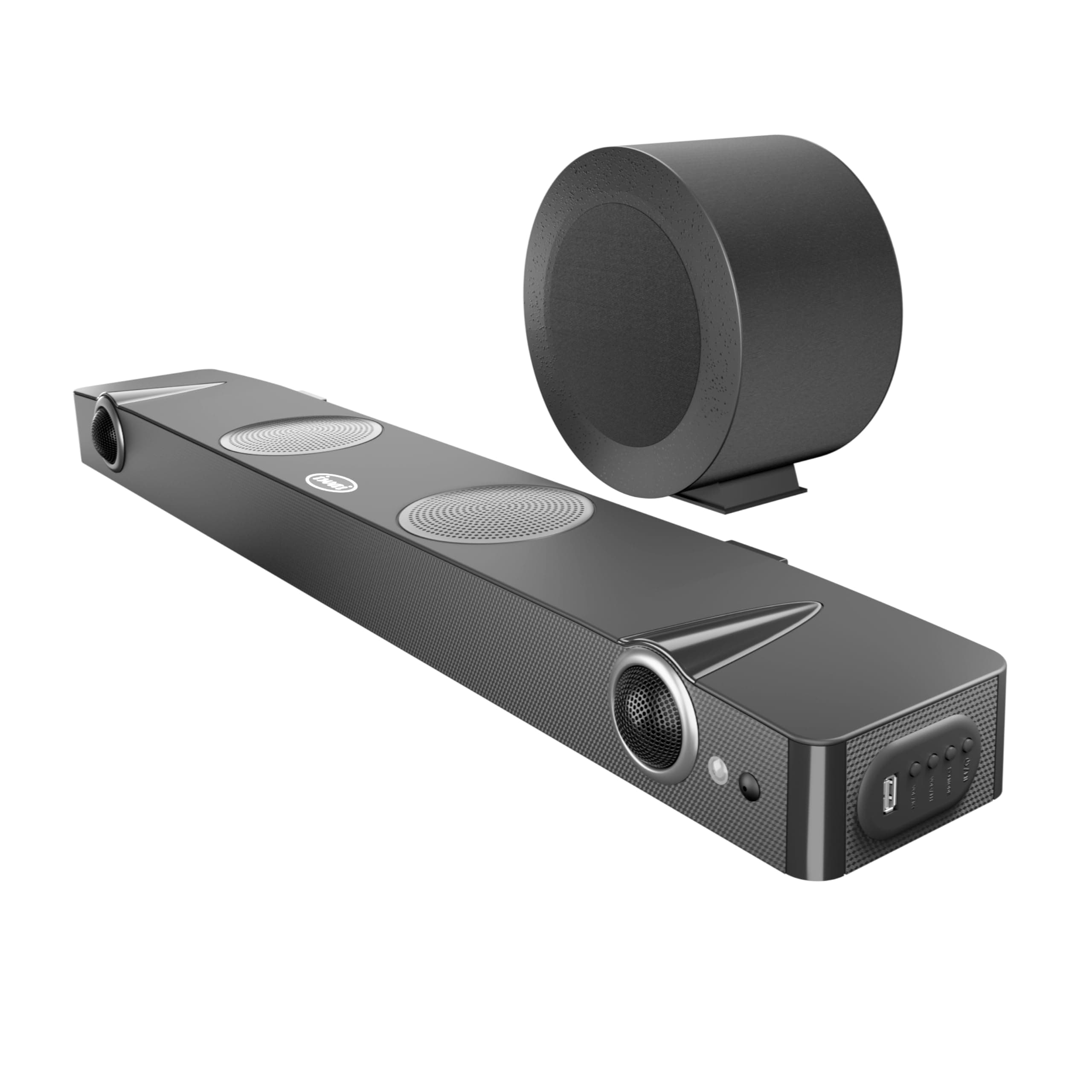 IWAI Thunder 2.1 Channel Soundbar with External Subwoofer, 1000W, HDMI(ARC), Bluetooth V5.3, 4 EQ Modes, 3D Surround Sound
