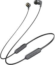 (Renewed) Infinity (JBL) Glide 100 Wireless in-Ear Dual EQ Deep Bass Headphones with Mic (Charcoal Black)