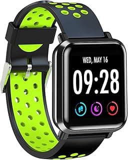 AQFIT Full Touch Multifunction Smart Watch W10 (Green-Black)