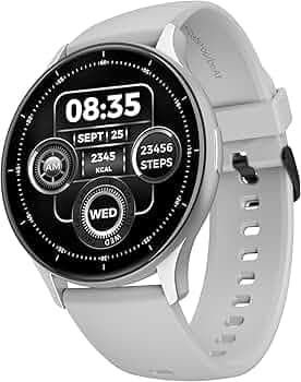 boAt Lunar Peak Smart Watch with 1.45" AMOLED Display, Advanced BT Calling, Always on Display, Cloud & Custom Watch Faces, in-Built Games, Stocks, SOS...