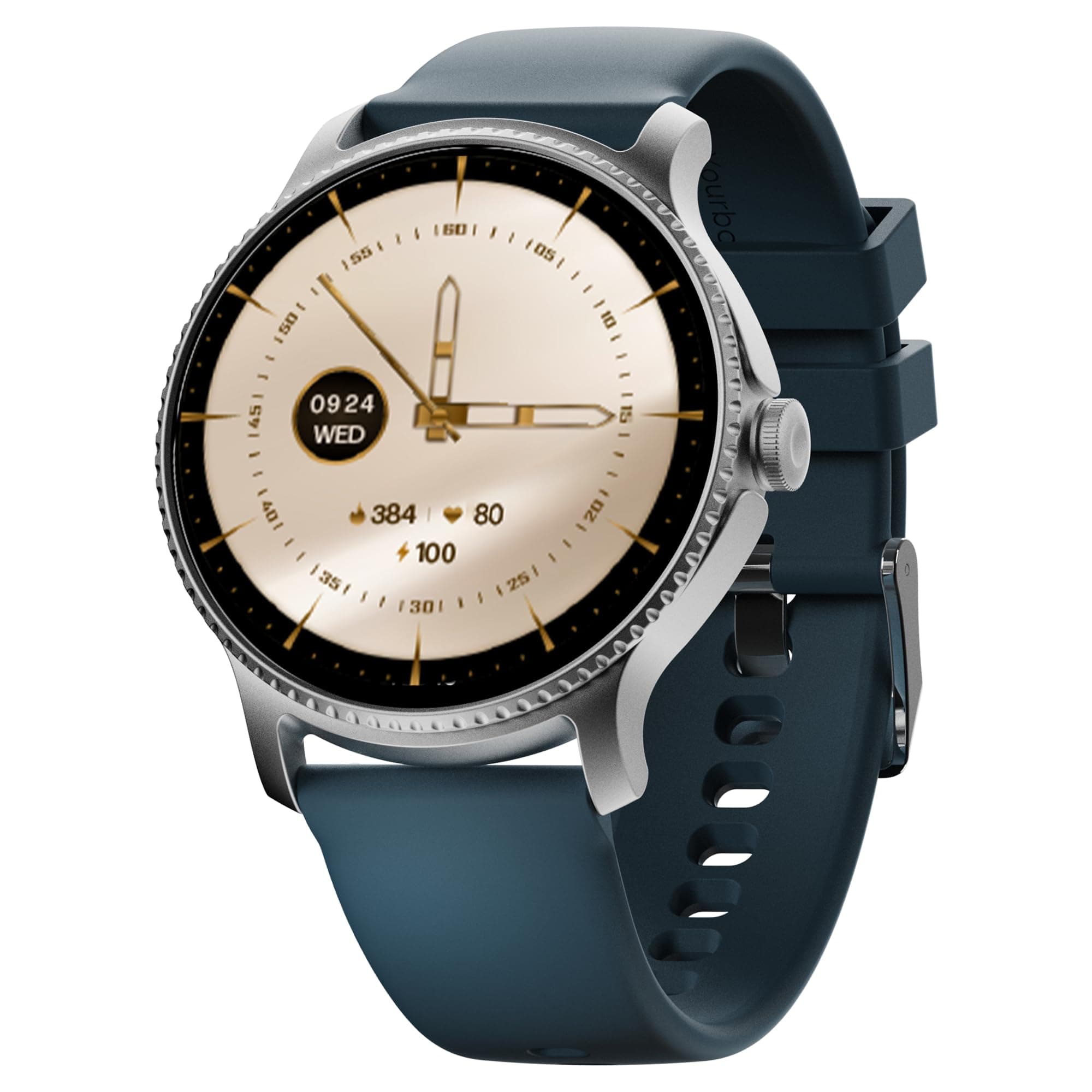 boAt Newly Launched Lunar Discovery w/ 1.39" (3.5 cm) HD Display, Turn-by-Turn Navigation, DIY Watch Face Studio, Bluetooth Calling, Emergency SOS, QR...