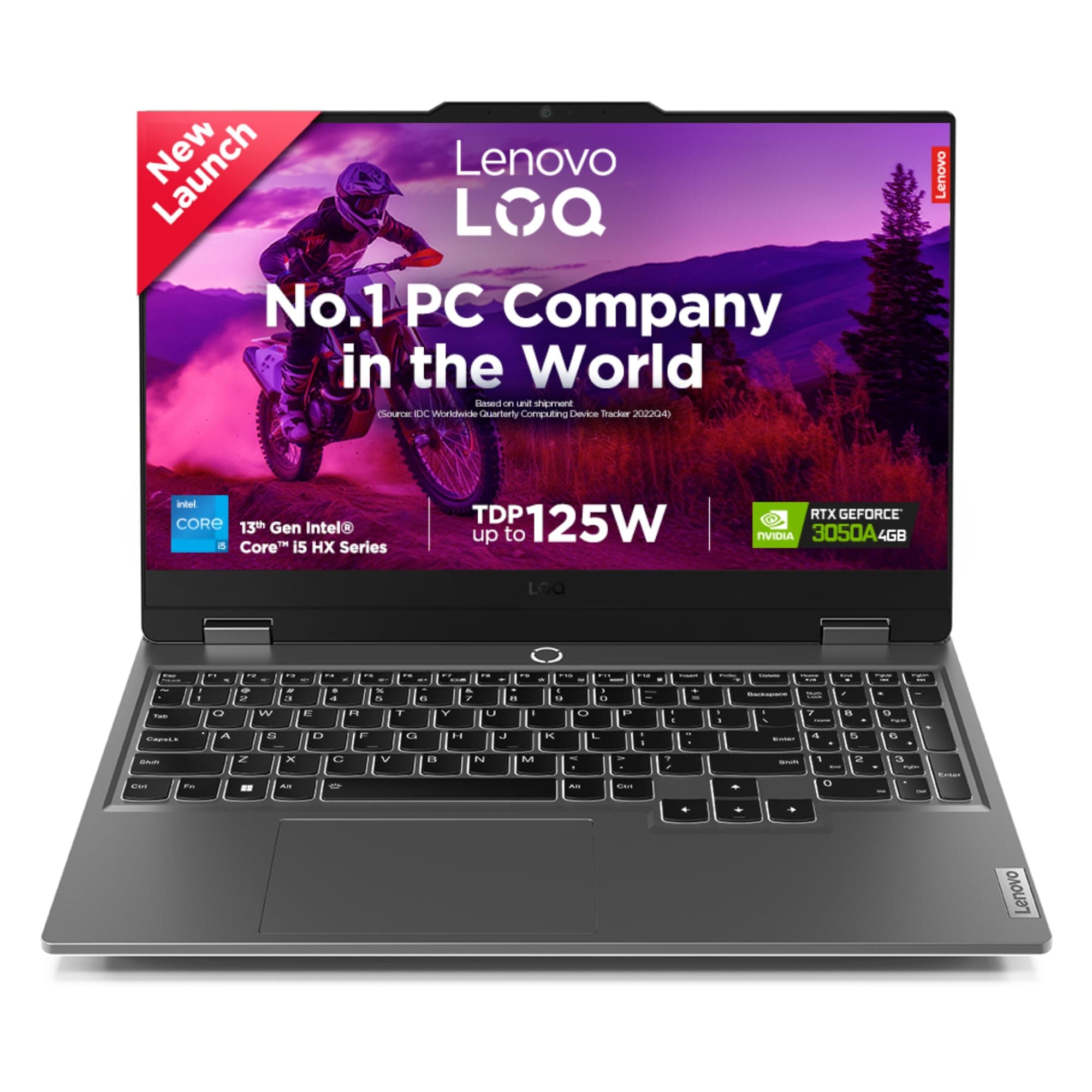 Lenovo LOQ Intel Core i5-13450HX| NVIDIA RTX 3050A 4GB (24GB RAM/512GB SSD/144Hz Refresh Rate/15.6" (39.6cm)/Windows 11/Office Home 2024/3 Mon. Game P...