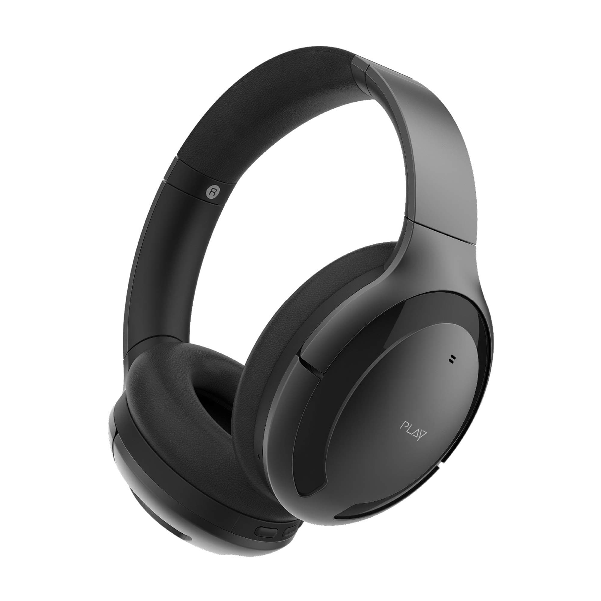 PlayGo BH70 Hybrid Active Noise Cancelling Headphones with AI Golden Curve, EBEL Drivers, 30 Hours Battery Life, Wear Detection, Transperancy Mode, Qu