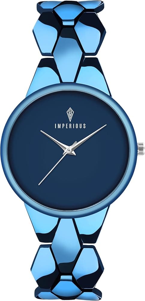 IMPERIOUS - THE ROYAL WAY Analogue Women's Watch (Black Dial)