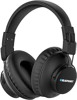 (Refurbished) Blaupunkt Newly Launched BH41 Bluetooth Wireless Over Ear Headphones I Long Playtime I 40MM Drivers I Foldable I Flexible & Light Weight...