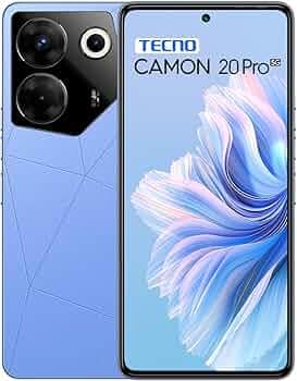(Renewed) Tecno Camon 20 Pro 5G (Serenity Blue, 8GB RAM,256GB Storage)| India's 1st MediaTek Dimensity 8050 Processor | 16GB Expandable RAM | 64MP RGBW(G+P) OIS Rear Camera|6.67 FHD+ Big AMOLED Screen