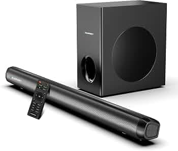 Blaupunkt Newly Launched SBW Chicago 50 2.1 CH Soundbar with Wired Subwoofeer I 160W RMS I HDMI-ARC I Bluetooth I AUX I USB I Remote Control with Equa...