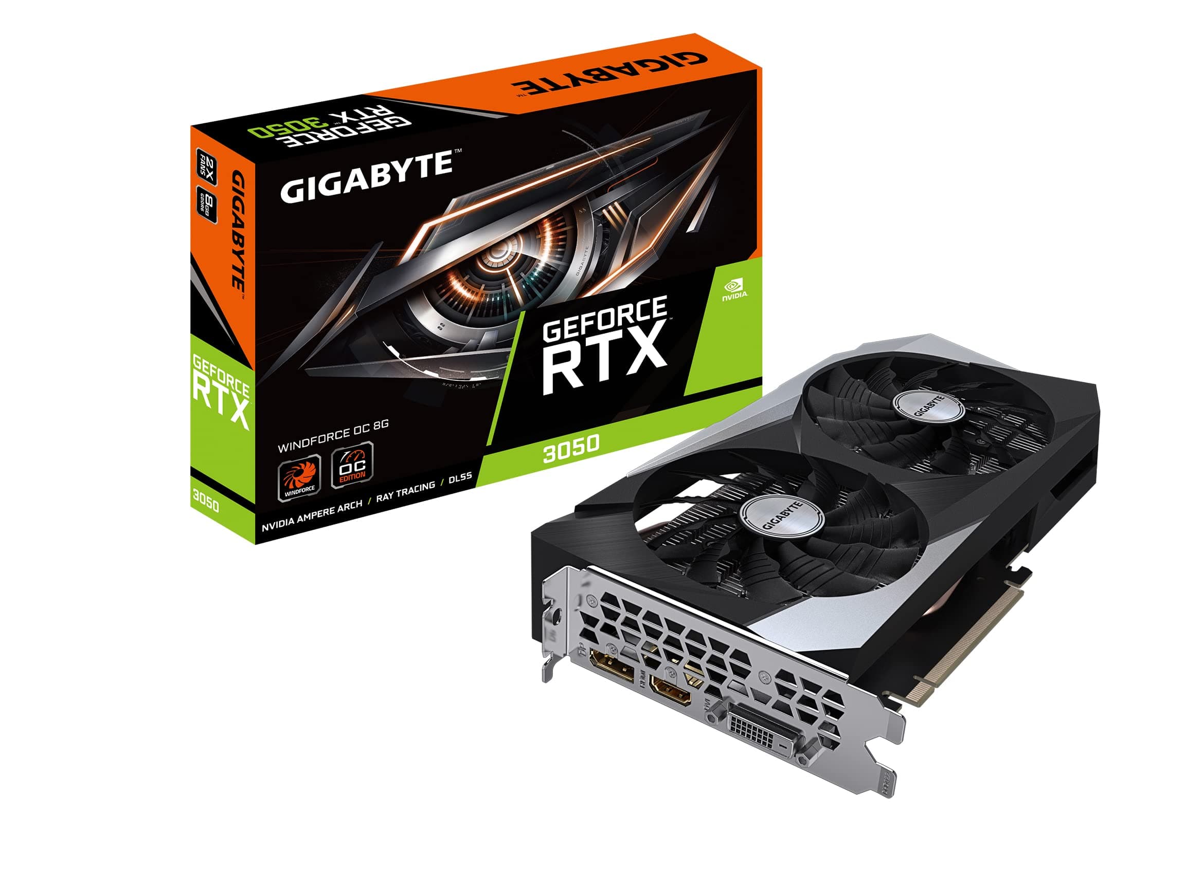GIGABYTE GV-N3050WF2OC-8GD