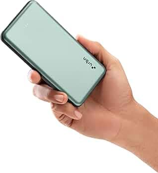 URBN Power Bank 10,000mAh Ultra Slim 12W | Dual Port Type C Input/Output | BIS Certified | 4-Layer Circuit Protection | 6-Month Replacement Warranty |...