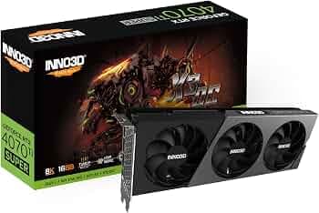 INNO3D GEFORCE RTX 4070 Ti Super X3 OC 16GB GDDR6X 256-bit I PCI-E 4.0 X16 Gaming Graphic Card - N407TS3-166XX-186158N