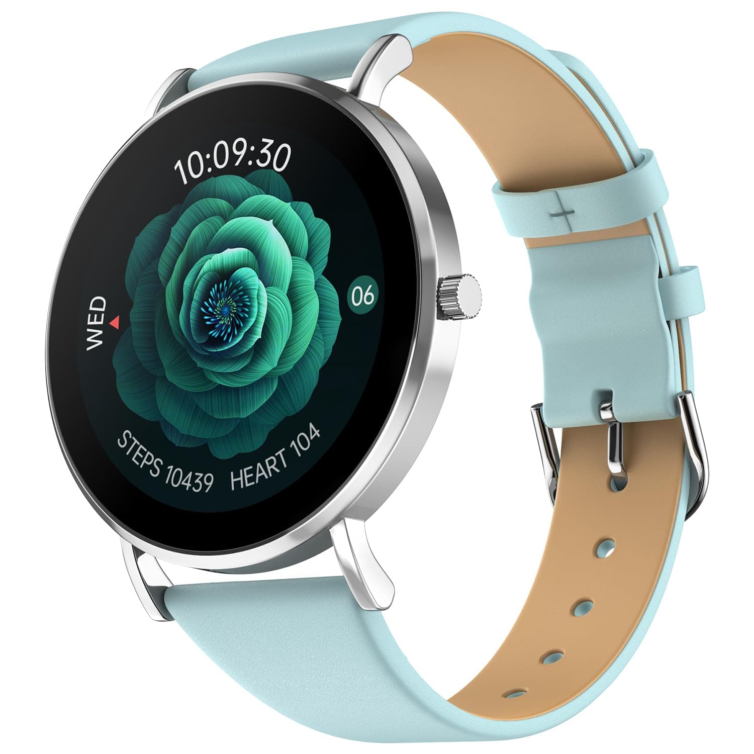 Noise Diva 2 Fashion Smart Watch for Women - Sleekest Dial, AMOLED Display, Snug Fit, Improved Female Cycle Tracker, BT Calling, Sleep Tracking, AI Vo...