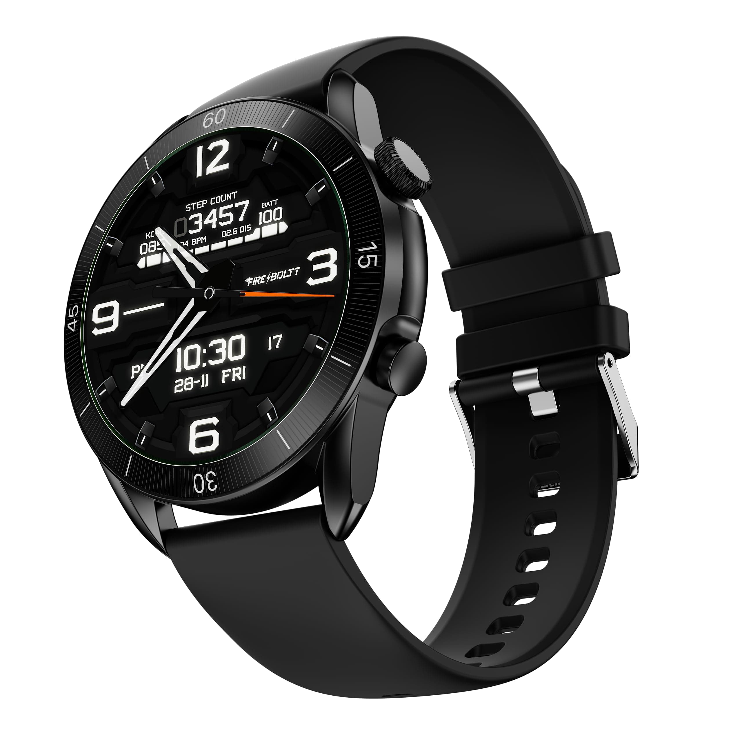 Fire-Boltt Legacy Luxury Smartwatch | 1.43" AMOLED Display with Always On | Bluetooth Calling & Voice Assistant | IP68 Water Resistant | Health & Fitn...