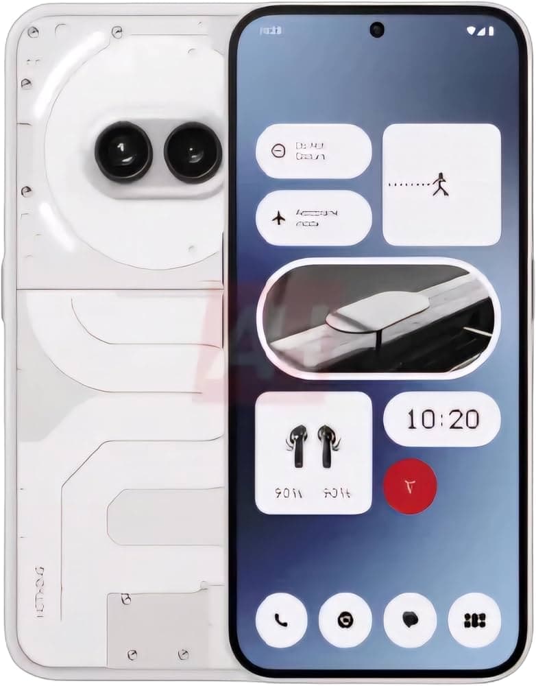 Nothing Phone (2a) 5G (White, 8GB RAM, 128GB Storage) | Up to 16 GB RAM | 6.7" AMOLED Display | 50MP (OIS) + 50 MP | 32 MP Front | Mediatek Dimensity ...