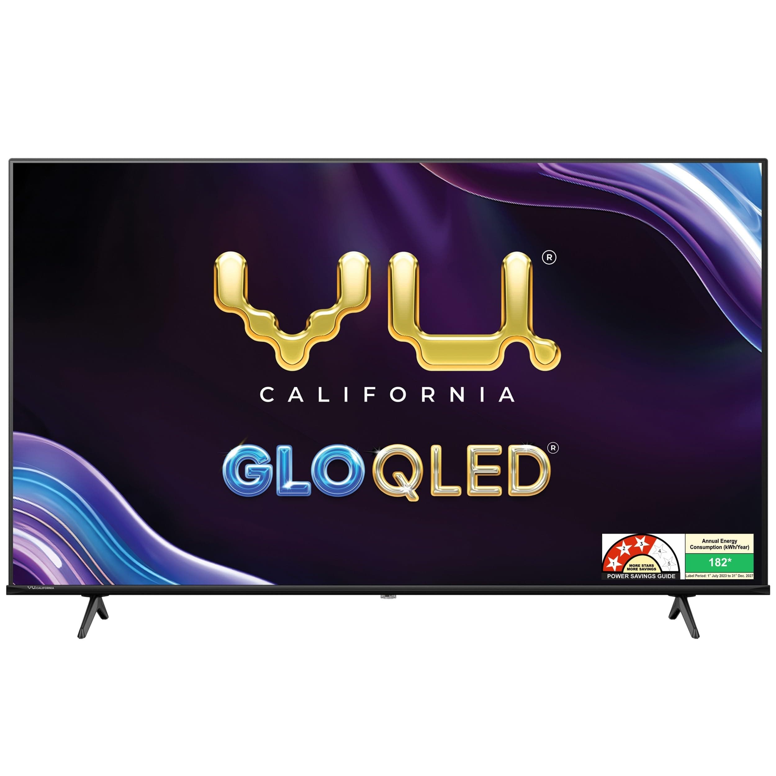 Vu 139cm (55 inches) GloQLED Series 4K QLED Smart Google TV 55QLED25