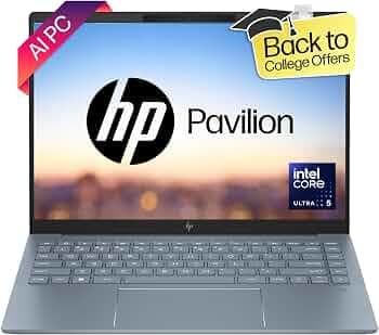 (Refurbished) HP Pavilion Plus 14 AI-enhanced Laptop, Intel EVO Core Ultra 5 125H,14-inch (35.6 cm) 16GB, 512GB SSD, Intel Arc Graphics, WQXGA, 300 ni...