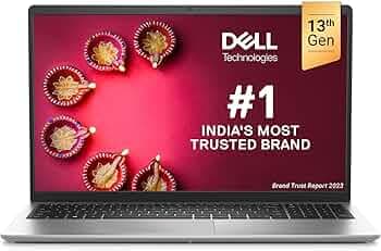 Dell Inspiron 3530 Laptop, Intel Core i5-1335U Laptop/ 8GB/ 1TB SSD/ 15.6" (39.62cm) FHD AG 120Hz 250 nits Display/Backlit Keyboard/Platinum Silver/Wi...