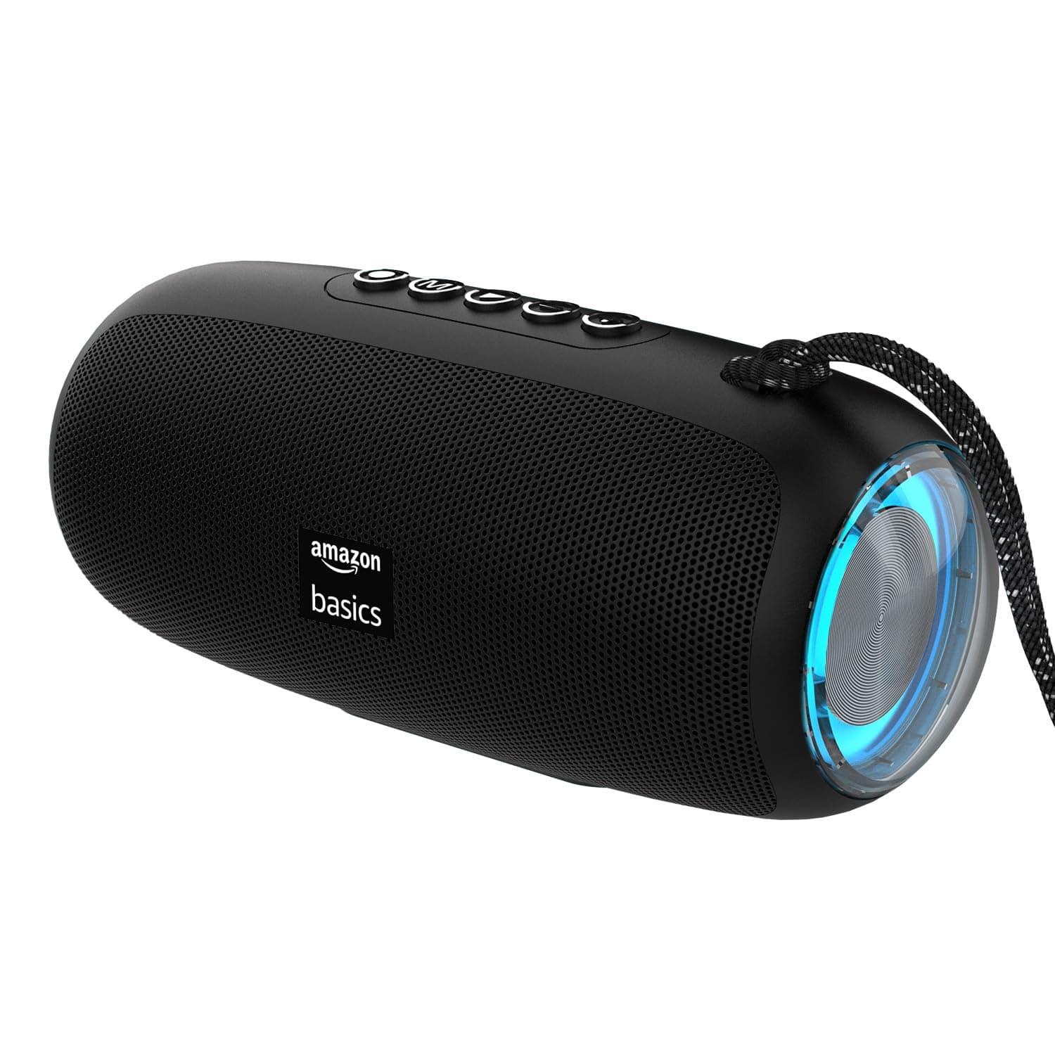 Amazon Basics B10 10W RMS Bluetooth Speaker with 2000 mAh Battery | Up to 8 hrs of playback | RGB | Bluetooth 5.3, AUX in, USB & Micro SD Card Connect...