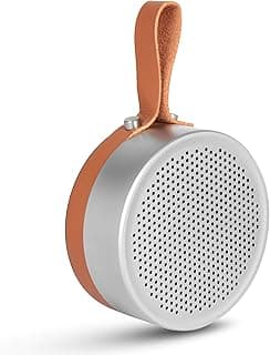 Klef X3 Metal Portable Wireless Bluetooth Speaker With Deep Bass And Mic (Silver)