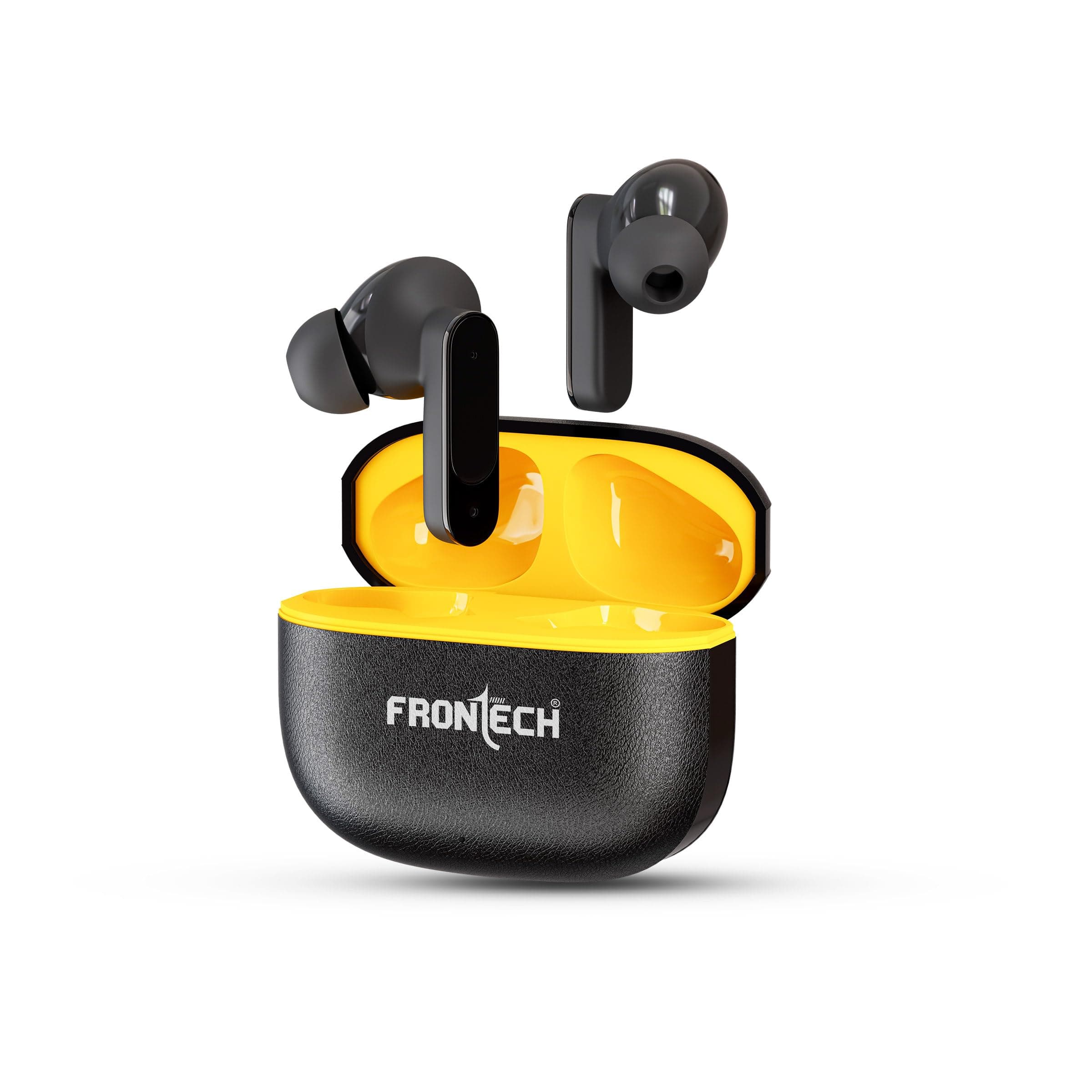 FRONTECH SONIQ TWS Earphones| Powerful Bass | 15Hrs Playback | 300 Hrs Standby |40ms Latency| Bluetooth 5.0 (EF-0092)