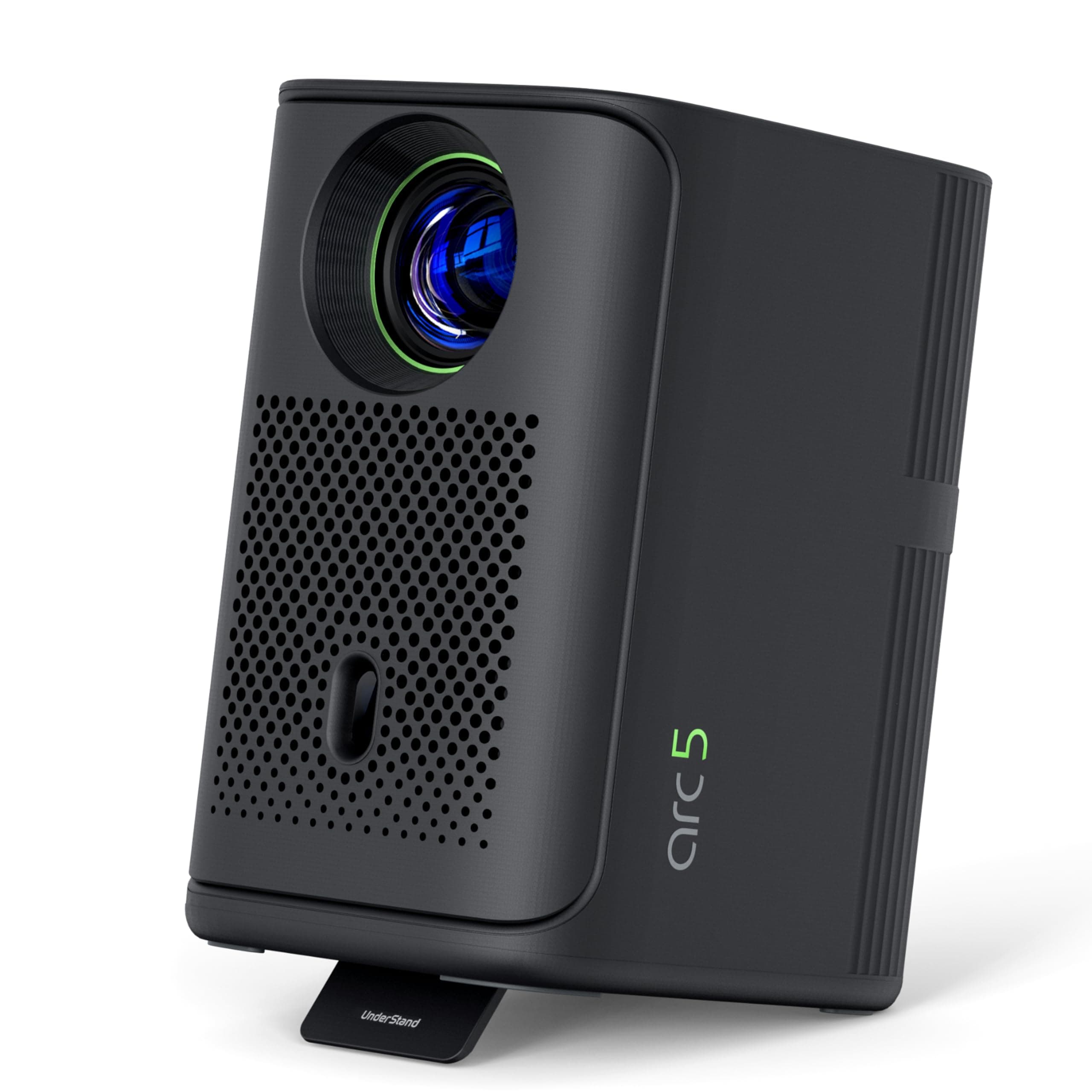 Lumio Arc 5 Projector | Official Google TV & Netflix | 1080p Full HD | 200 ANSI Lumens | Upto 100" Screen | Auto Keystone & Focus | Obstacle Avoidance | HDMI Arc | Dolby Audio | Bluetooth Speaker