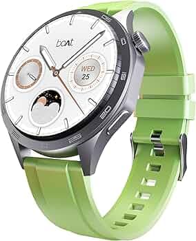 boAt Enigma Radiant Men's Luxury Watch w/Functional Crown, Upto 6 Days Battery, 200+ Cloud Watch Faces, Guided Breathing, 1.43"(3.63 cm) AMOLED Displa...