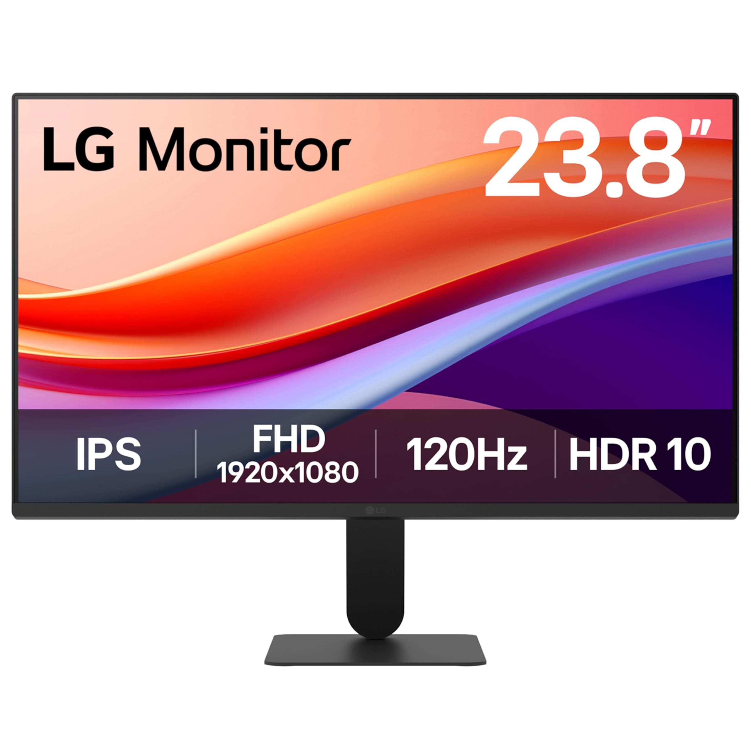 LG 24 Inch IPS FHD Monitor 1920 x 1080,1 MS MBR, 120Hz, sRGB 99% Typ(CIE1931),1500:1 Contrast, Black Stabilizer,Virtual Bo...