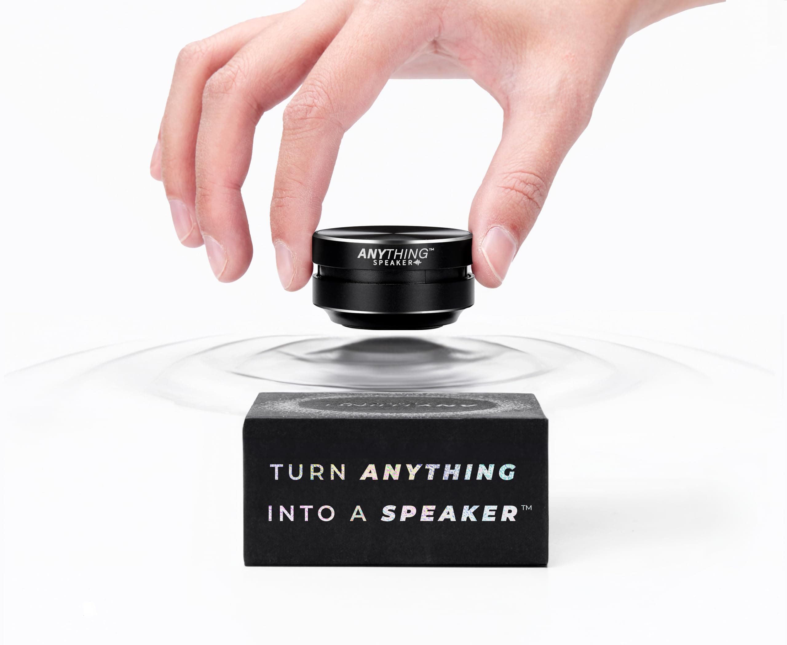 Anything Speaker - Portable Mini Bluetooth Speaker 2024 - Turn Anything Into A Speaker - Wireless Bone Conduction Induction Vibration Humbird + Gift B...