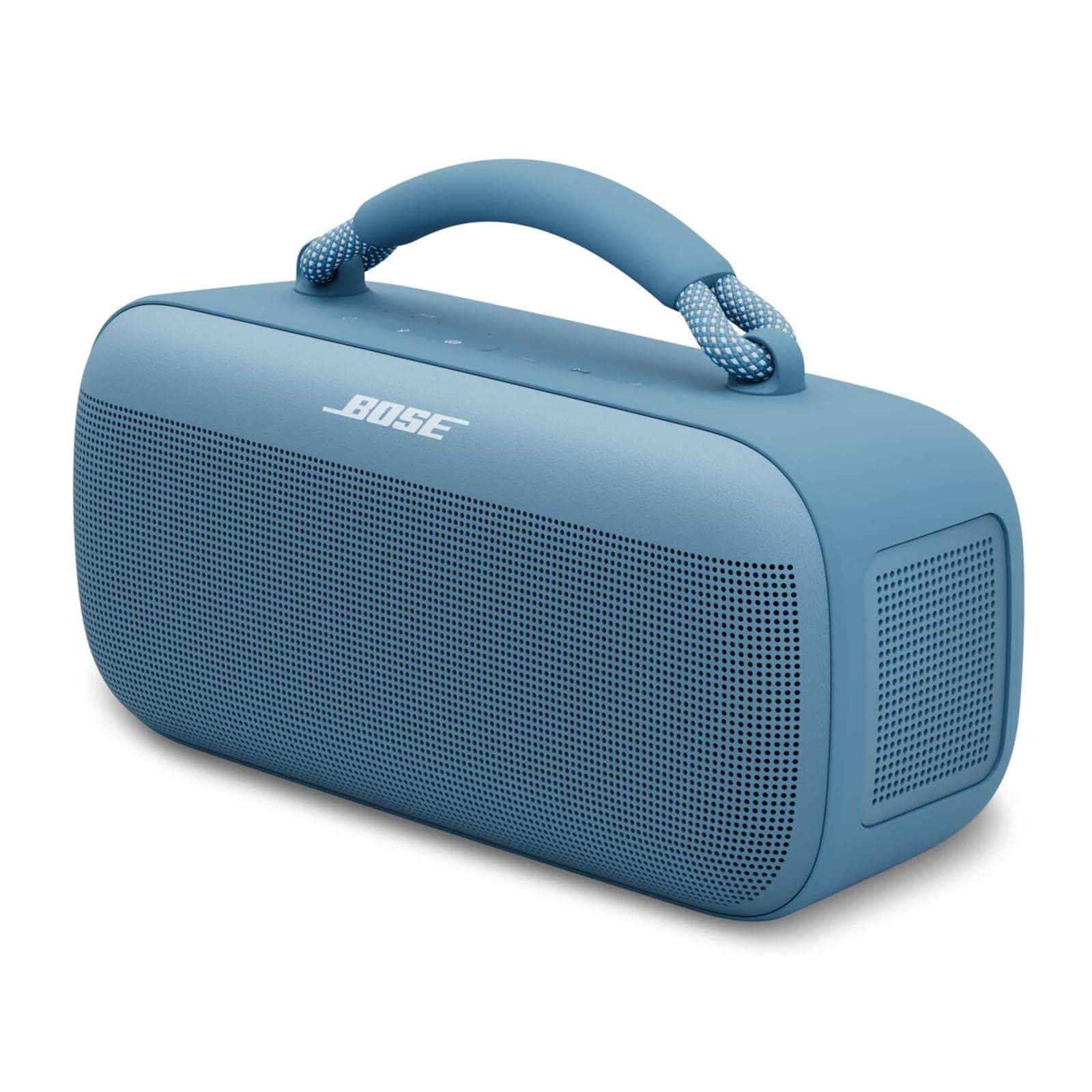 Bose New SoundLink Max Portable Speaker, Large Waterproof Bluetooth Speaker, Up to 20 Hours of Battery Life, USB-C, Built-in 3.5mm AUX Input, Blue Dus...