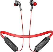 UBON Bluetooth Headphones Earphones 5.0 Wireless Headphones with Hi-Fi Stereo Sound, 12Hrs Playtime, Lightweight Ergonomic Neckband, Water-Resistant M