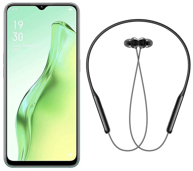 OPPO A31 (Mystery Black, 6GB RAM, 128GB Storage) + OPPO ENCO M31 Wireless in-Ear Earphone with Mic (Black) Smartphones