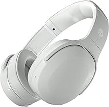 Skullcandy Crusher Evo Wireless Over-Ear-Headphone with Rapid Charge Personal Sound with Skullcandy App and Built-in Tile Finding Technology (Light Gr