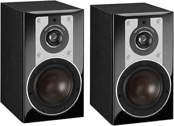 DALI OPTICON 1 4.75" Woofer 2-Way Bookshelf Speaker - Black Ash Vinyl (Pair)