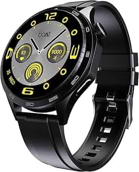 boAt Luxury Smart Watch Enigma Radiant w/ 1.43(3.63 cm) AMOLED Display, Functional Crown, BT Calling, Upto 6 Days Battery, Sports Modes, Guided Breath...